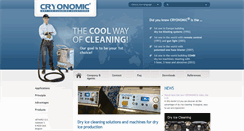 Desktop Screenshot of cryonomic.com
